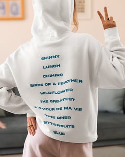 Nome do produto HIT ME HARD MOLETOM (FRENTE E COSTAS)