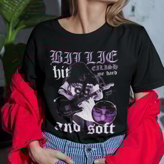 Nome do produto BILLIE EILISH ROCK (SÓ FRENTE)