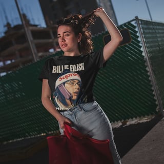 Nome do produto BILLIE EILISH HIT (SÓ FRENTE)