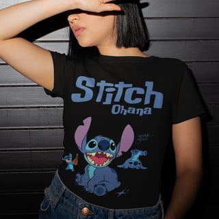 Nome do produto STITCH OHANA (SÓ FRENTE)