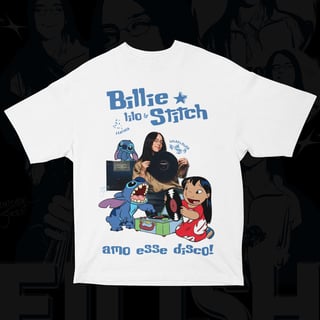 Nome do produto BILLIE LILO & STITCH (SÓ FRENTE)