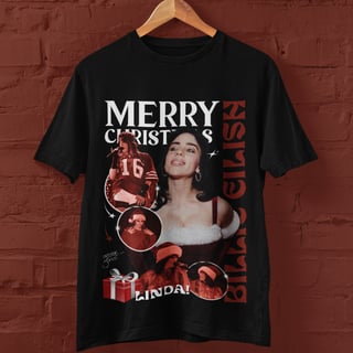 Nome do produto BILLIE EILISH NATAL (SÓ FRENTE)