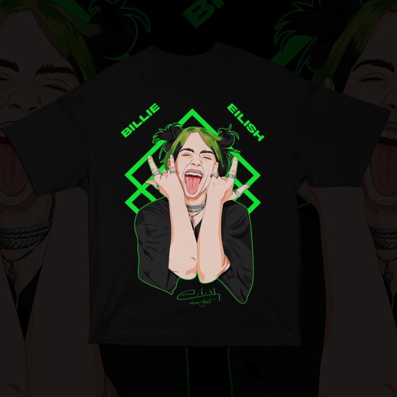 BILLIE EILISH GREEN (SÓ FRENTE)