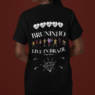 Nome do produto BRUNINHO LIVE IN BRAZIL (FRENTE E COSTAS)