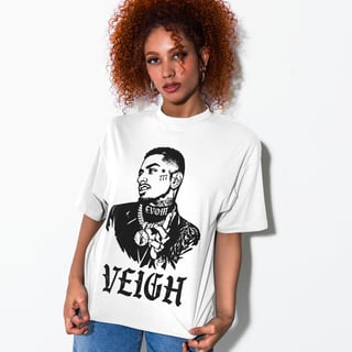 Nome do produto VEIGH FRASE (FRENTE E COSTAS)