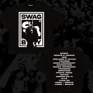 Nome do produto SWAGBOY (FRENTE E COSTAS)
