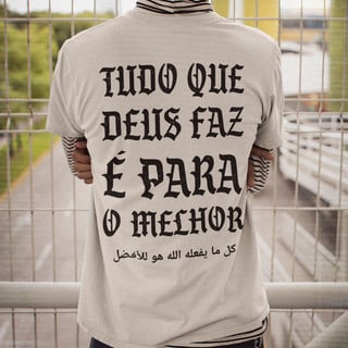 Nome do produto VEIGH FRASE (FRENTE E COSTAS)