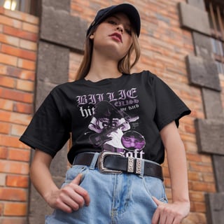 Nome do produto BILLIE EILISH ROCK (SÓ FRENTE)