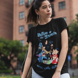 Nome do produto BILLIE LILO & STITCH (SÓ FRENTE)