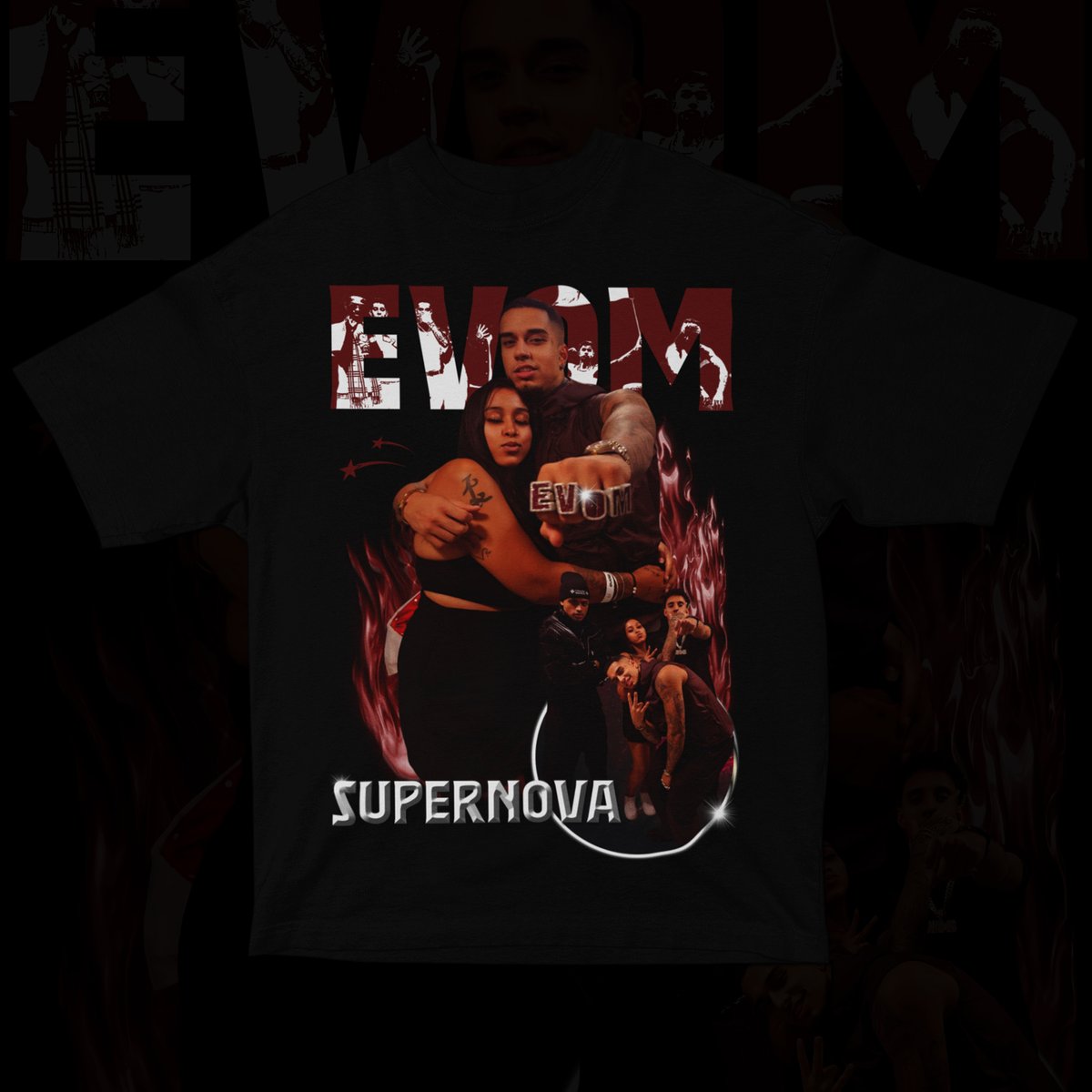 Nome do produto: EVOM FÃ (SÓ FRENTE)