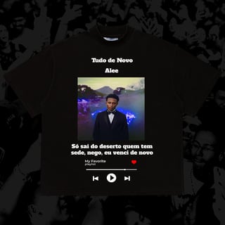 Nome do produto TUDO DE NOVO (SÓ FRENTE)