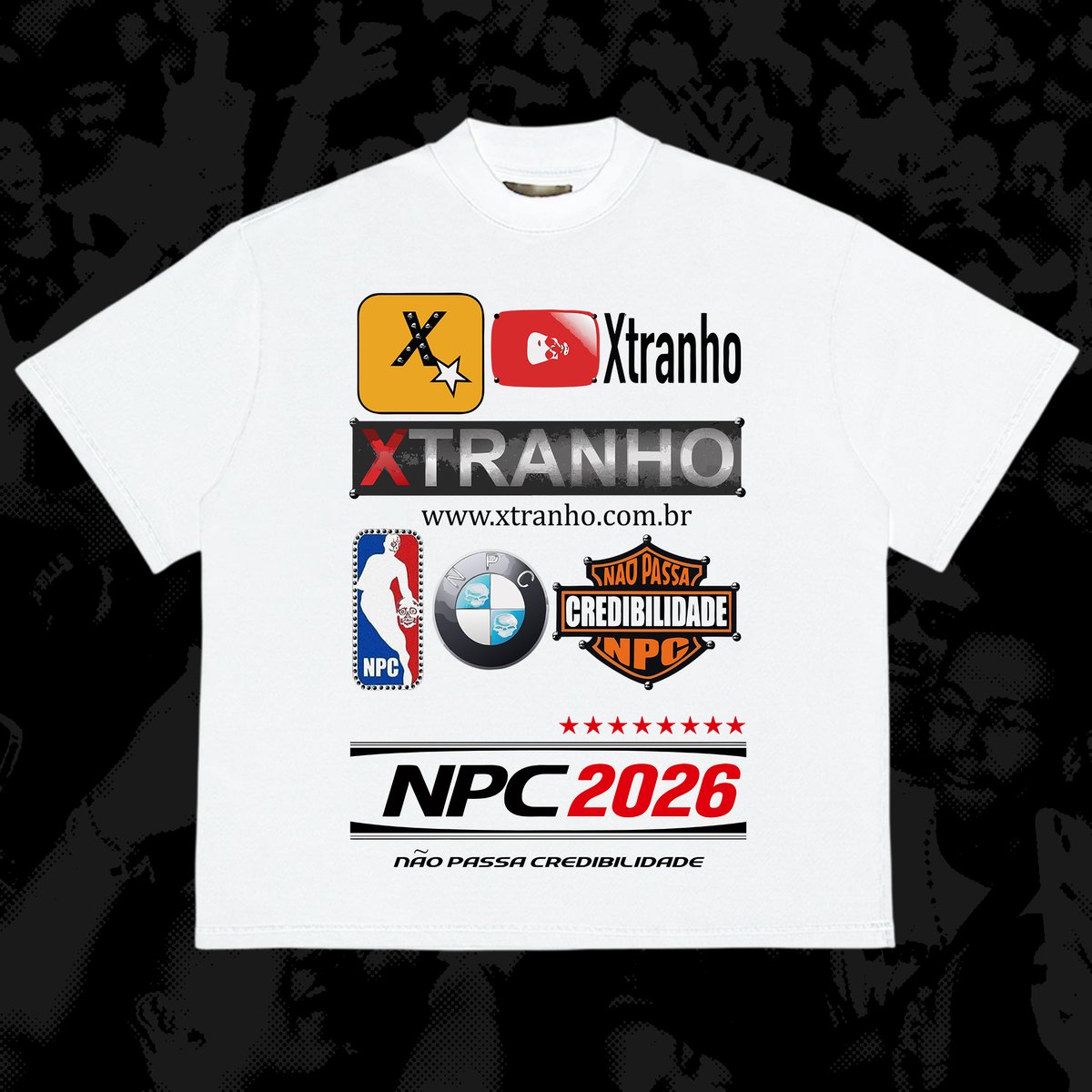 Nome do produto: NPC XTRANHO (SÓ FRENTE)