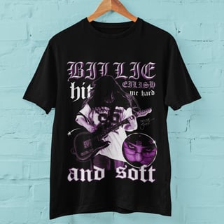 Nome do produto BILLIE EILISH ROCK (SÓ FRENTE)