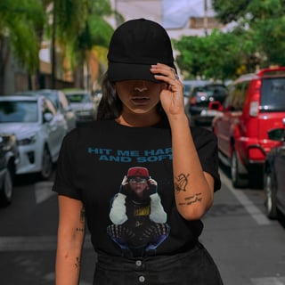 Nome do produto HIT ME HARD TRACK (FRENTE E COSTAS)