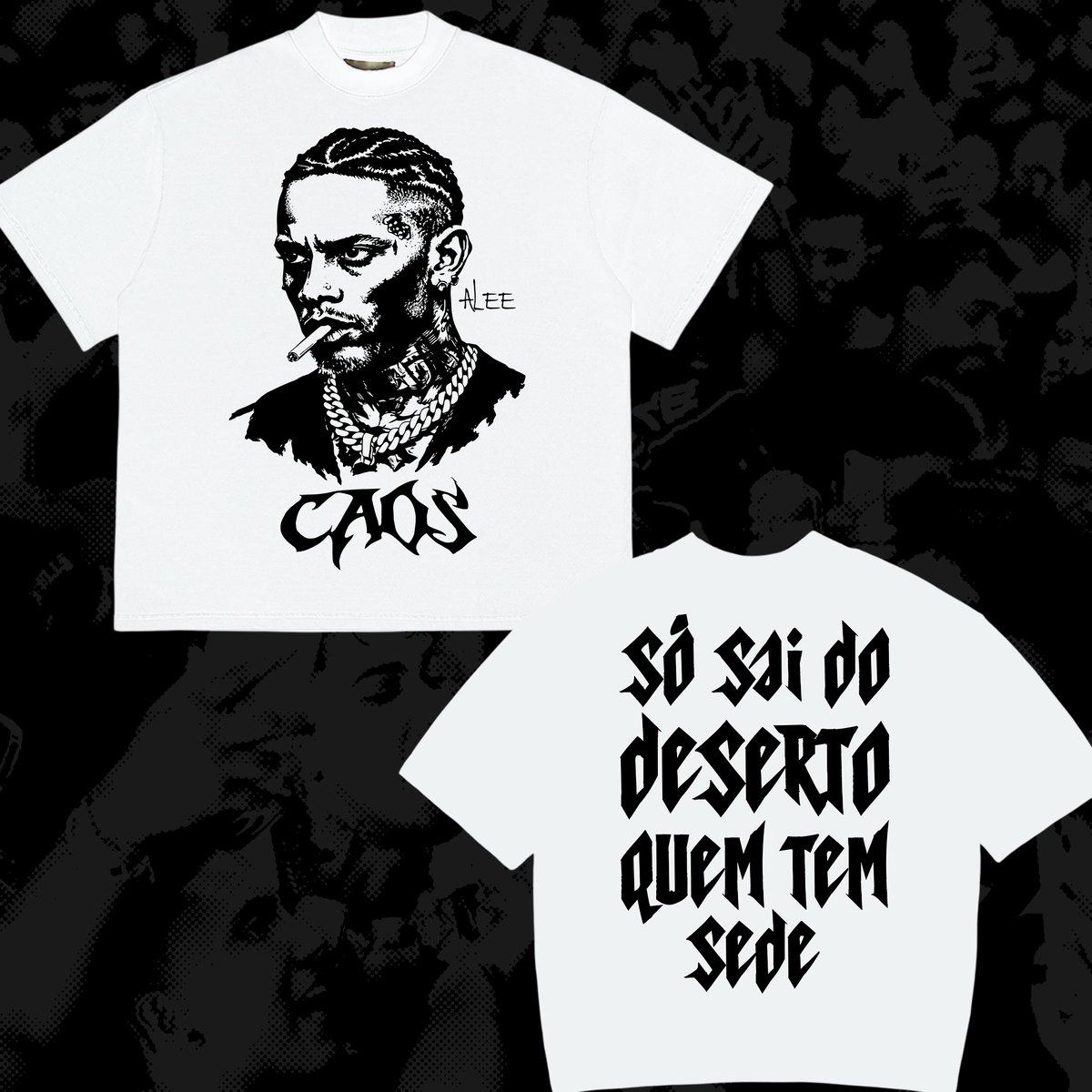 Nome do produto: CAOS ALEE (FRENTE E COSTAS)