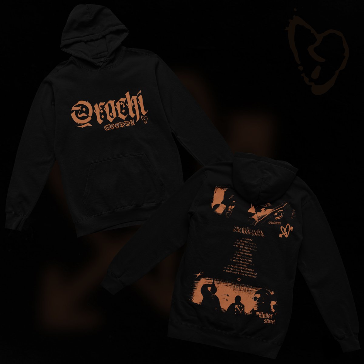 Nome do produto: MOLETOM OROCHI TRACK (FRENTE E COSTAS)