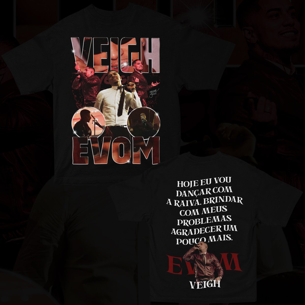 Nome do produto: VEIGH FRASE LIMITADO (FRENTE E COSTAS)