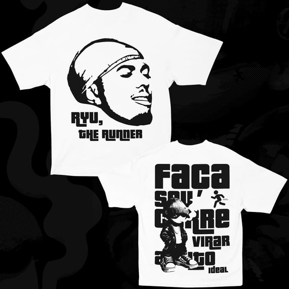 RYU, THE RUNNER (FRENTE E COSTAS)