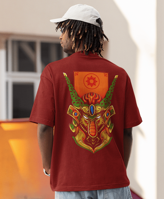 Camisa Oversized Cell Samurai – Dragon Ball Z