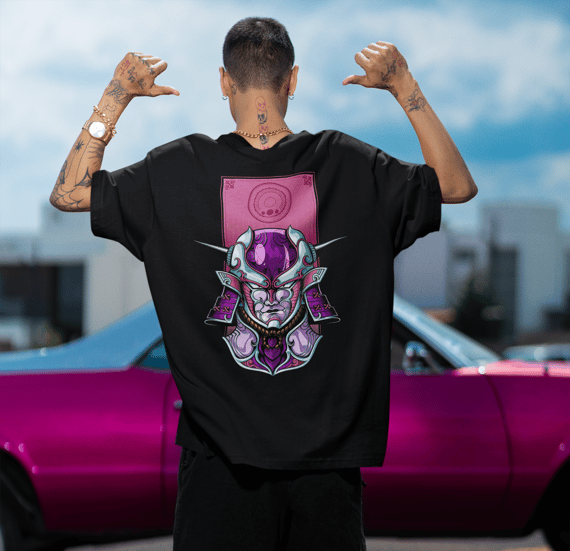 Camiseta Oversized Freeza Samurai – Dragon Ball Z