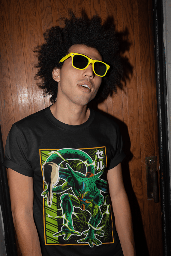 Camiseta Cell Imperfeito – O Vilão Supremo de Dragon Ball Z