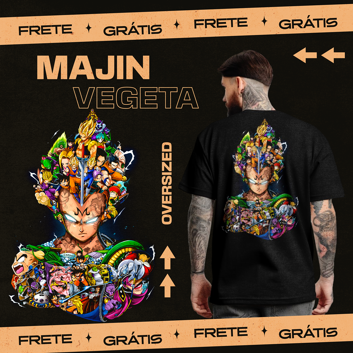 Nome do produto: Majin Vegeta