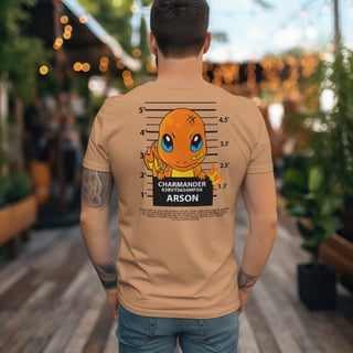 Nome do produto Camiseta Charmander Thug Life