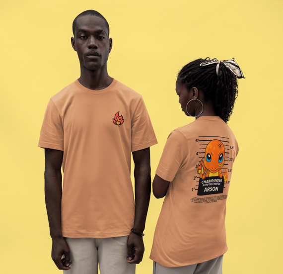 Camiseta Charmander Thug Life