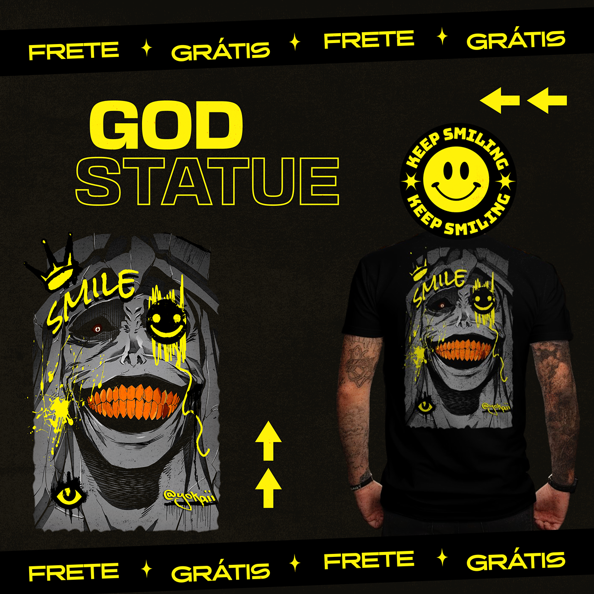 Nome do produto: Statue of God Smile