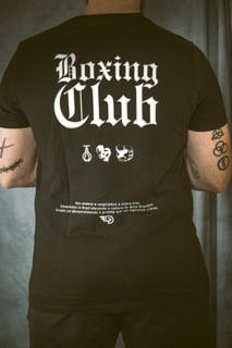 Nome do produto T-shirt Boxing Club | Modelagem Padrão