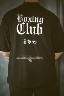 Nome do produto The Boxing Club | Camiseta Oversized | Por @esquivafalando