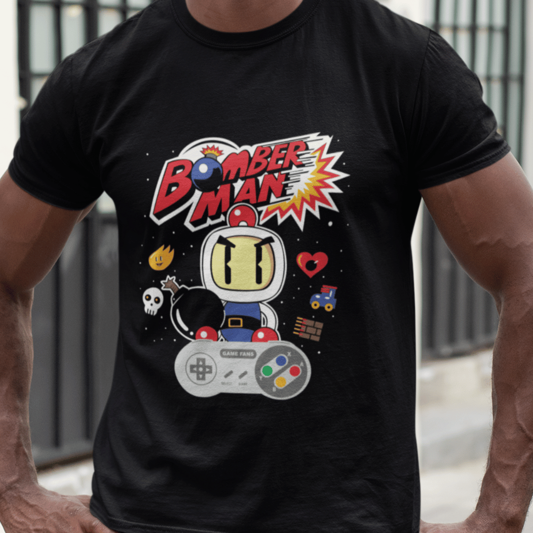 Nome do produto: Camisa Bomberman (Ref.: 0055)