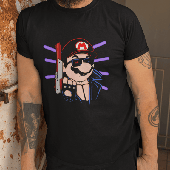 Camisa Super Mário/Exterminador do Futuro (Ref.: 0036)