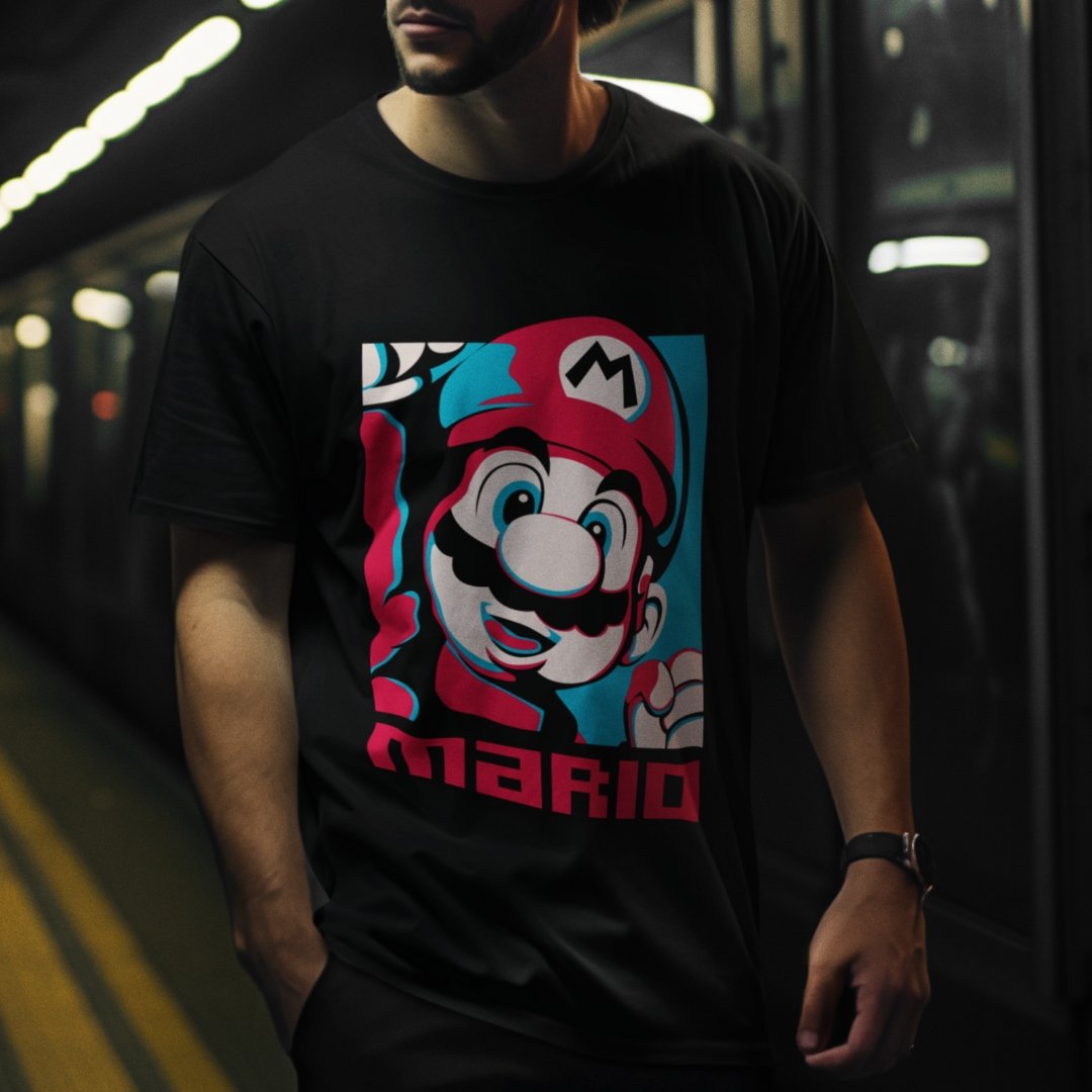 Nome do produto: Camisa Super Mário (Ref.: 0024)