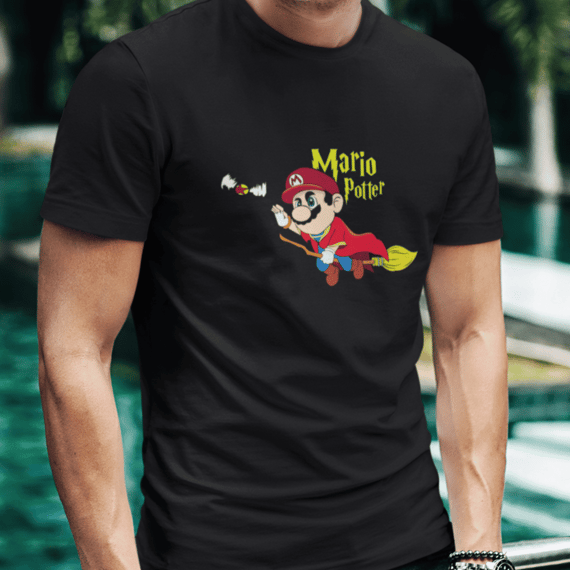 Camisa Super Mário/Harry Potter (Ref.: 0033)