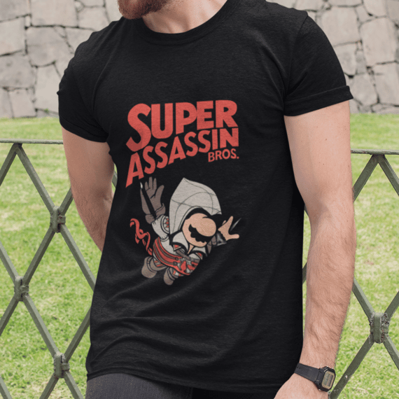 Camisa Super Mário/Assassin's Creed (Ref.: 0043)