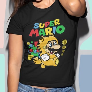 Camisa Super Mário/Garfield (Ref.: 0013)