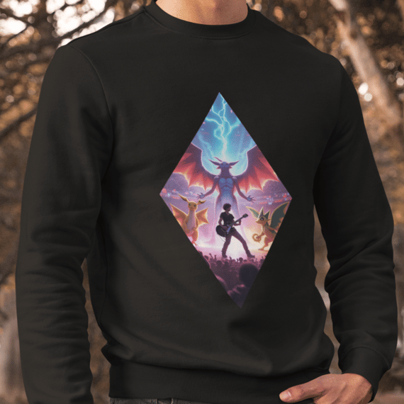 Moletom Guittar Hero/Pokemon (Ref.: 0106)