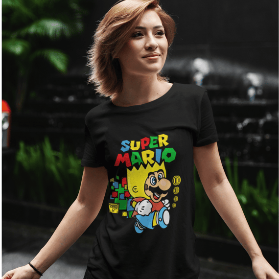 Camisa Super Mário/Os Simpsons (Ref.: 0034)