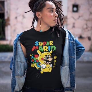 Nome do produto Camisa Super Mário/Pokemon (Ref.: 0025) 