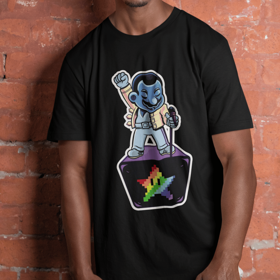 Nome do produto: Camisa Super Mário/Freddie Mercury (Ref.: 0035)