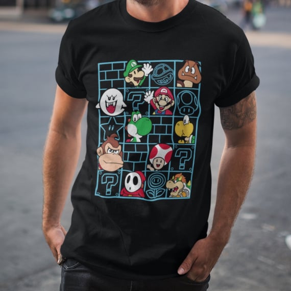 Camisa Super Mário/Donkey Kong (Ref.: 0015)