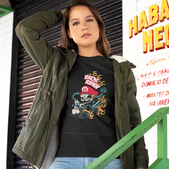 Camisa Super Mário/Ghost Rider (Ref.: 0004)