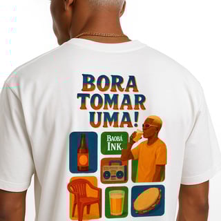 Nome do produtoCAMISETA PRIME UNISSEX - BORA TOMAR UMA