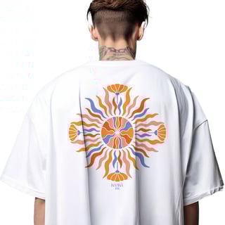 Nome do produtoCamiseta Oversized Unissex Natural Mystic