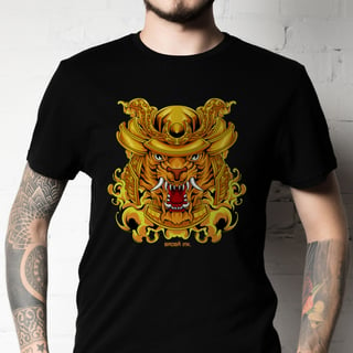 Camiseta Prime Unissex Tiger Samurai