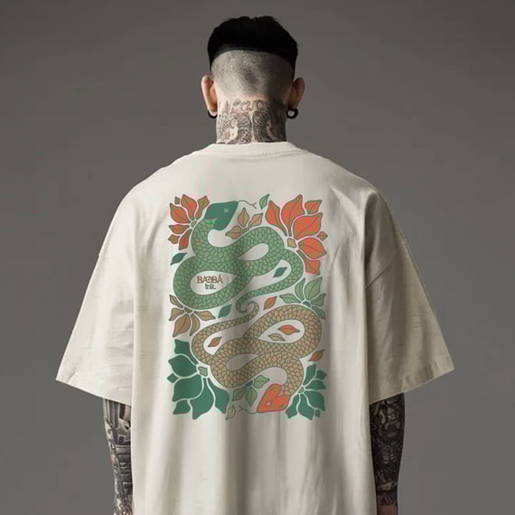 Camiseta Oversized Unissex Yin Yang