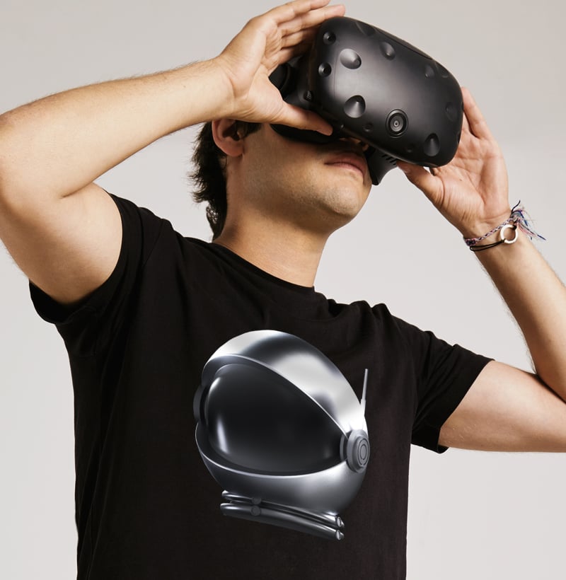 Camiseta Prime Unissex Space Helmet