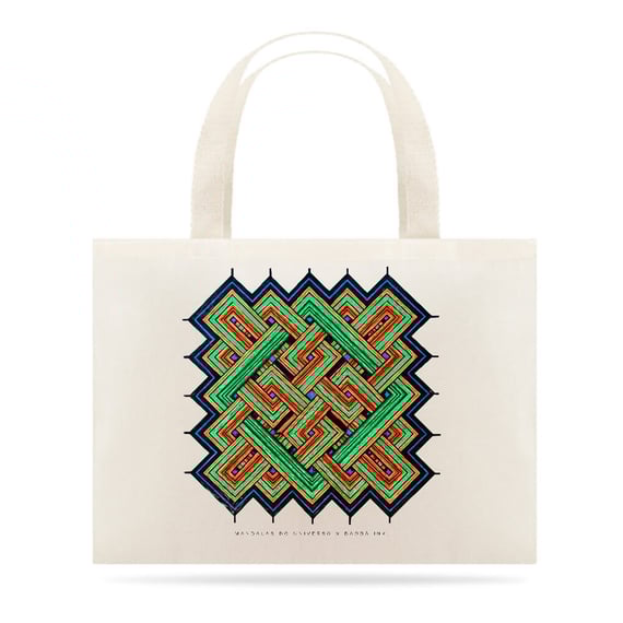 ECOBAG MANDALA - MANDALAS DO UNIVERSO BAOBÁ INK>