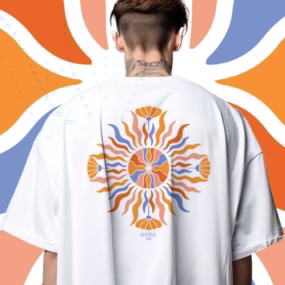 Camiseta Oversized Unissex Natural Mystic
